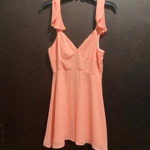 By The Way mini dress in a soft coral